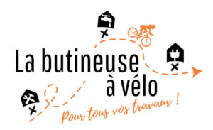 logo la butineuse à vélo