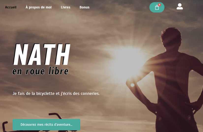 site web Nath en roue libre