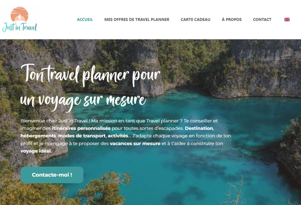 site web travel planner