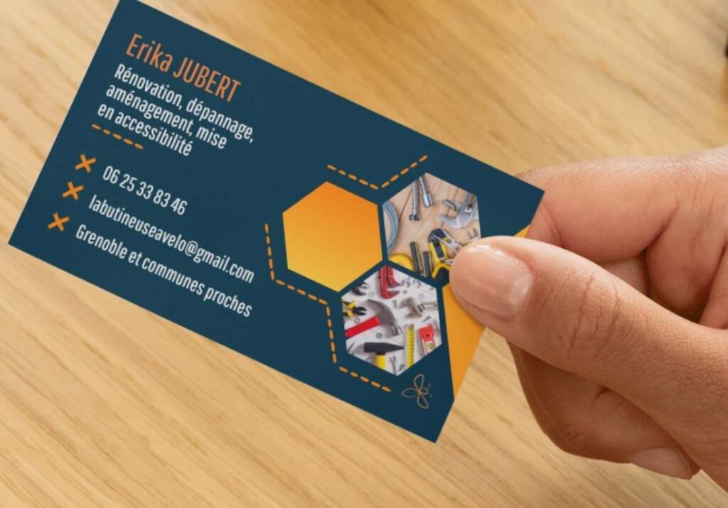 Carte de visite bricolage