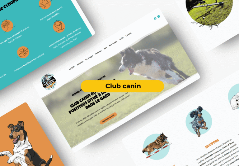 Site web club canin