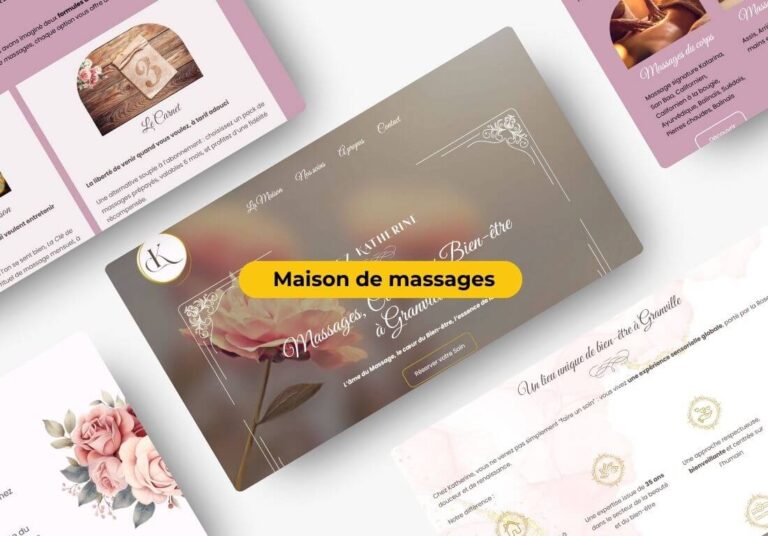 Site web institut massages
