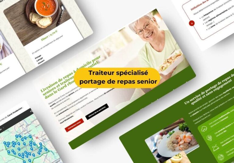 site web traiteur portage repas senior